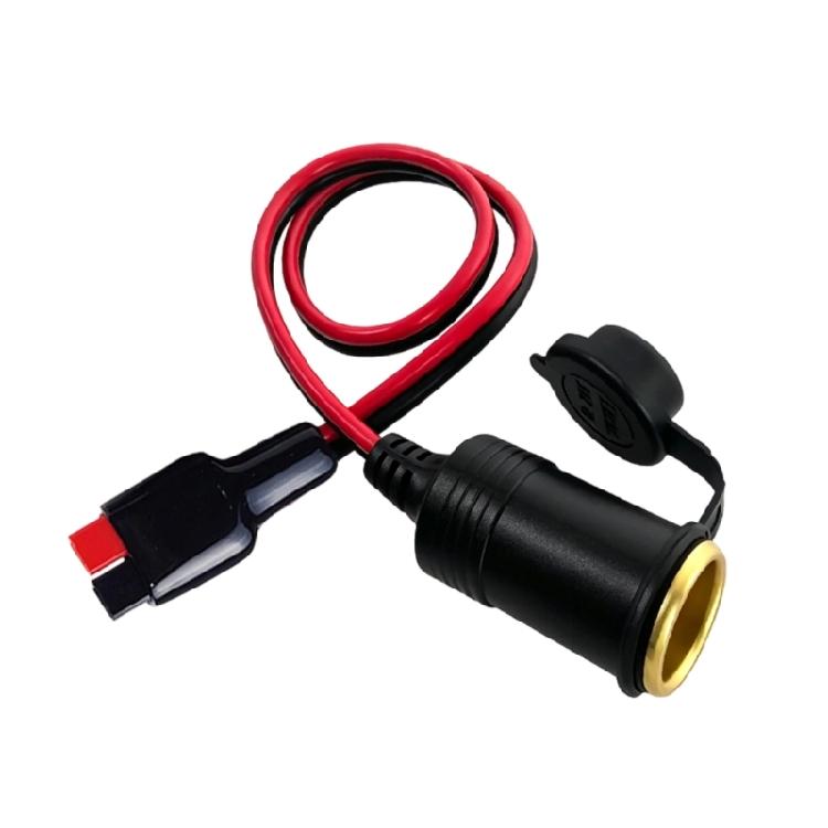 כבל העברת מתח לרכב, 12AWG שקע מצית למחברי 45A כבל חשמל לחיבורי רכב