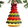 Weihnachtsbaumlampe Schreibtisch Bemalter Weihnachtsbaum Tischlampe Harzfiguren Dekoration Nachtbeleuchtung Ständer Ornament