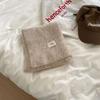 Cold Proof Solid Color Women's Woolen Scarf Thickened Woolen Knitted Warm Scarf Soft Yarn Knitted Scarf Outdoor Warm