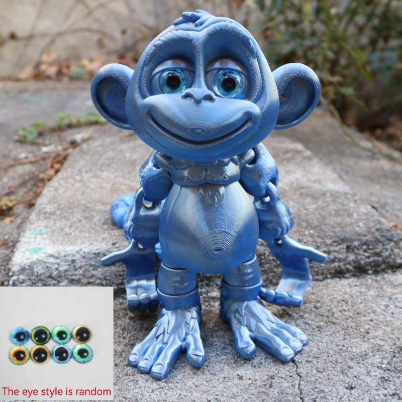 3D Printing Toy 3D Printing Climbing Monkey Joint Activity Landscaping Ornament Children's Toy
