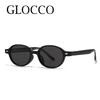 Fashion Oval Woman Sunglasses  New Luxury Brand High Quality Small Frame Sun Glasses Men Outdoor Eyewear Classic Shadesuv400
