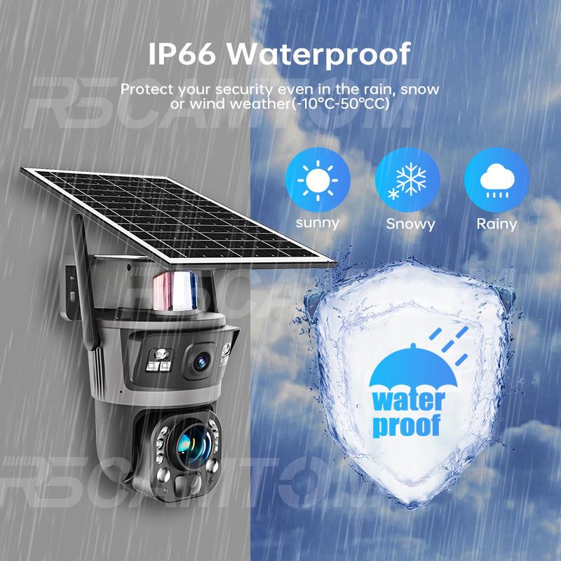 20W 4G Solar-Powered Surveillance Camera with 36x Optical Zoom