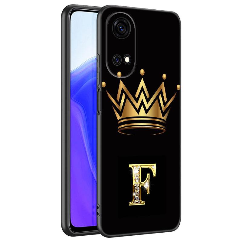 

Чехол для телефона с золотыми буквами короны для Huawei Honor 70 90 Lite X40 GT X50 i X5 Plus X6A X6S X7A X8A X8B X6 X7 X8 X9 4G X9A X9B 5G Honor X7 4G