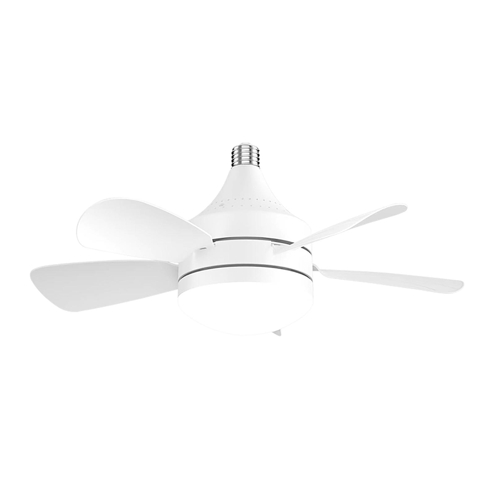 

Detachable Ceiling Fan Light 35W E27 Mount Intelligent Electric Fan Lamp with Remote Control for Room Study Restaurant