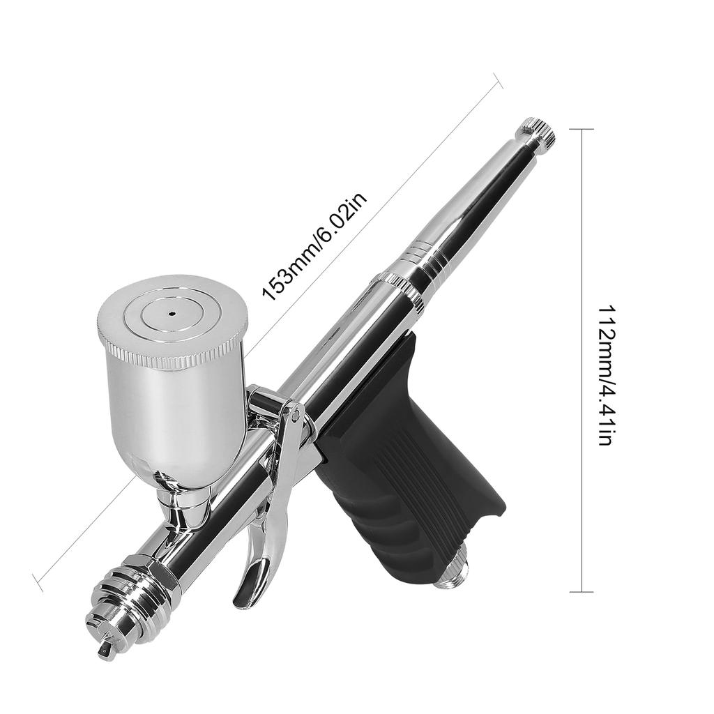 T217B Airbrush Kit Handheld Air Brush with 15CC Paint Cups for Car Model DIY Painting Makeup Nail