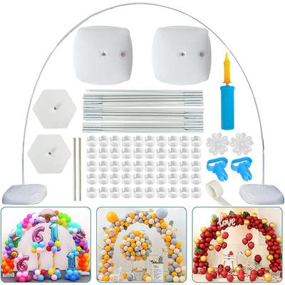 Arche de Ballons Grokebo, Support de Ballons, Support de Ballons, Base de Support pour Ballons, Décoration de Ballons, Décoration d'Événement, Arche de Ballons, Rangement Facile, Réutilisable,