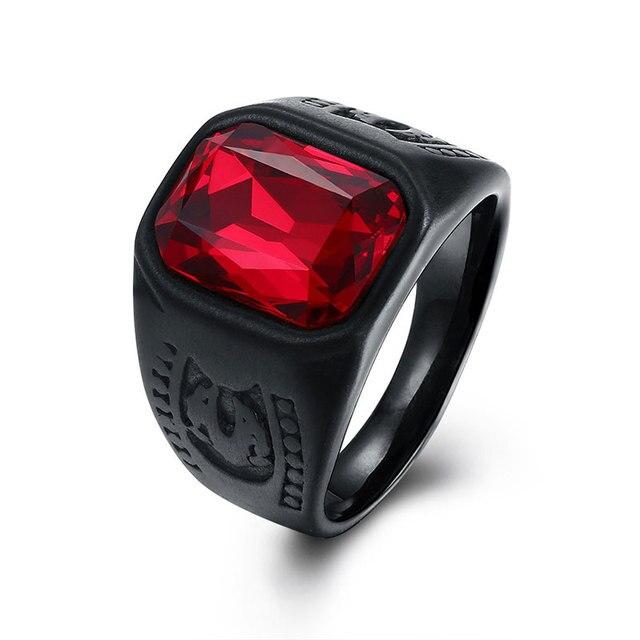 30 Styles Vintage fait à la main turc chevalière pour hommes femmes antique argent couleur noir Onyx pierre Punk anneaux bijoux religieux