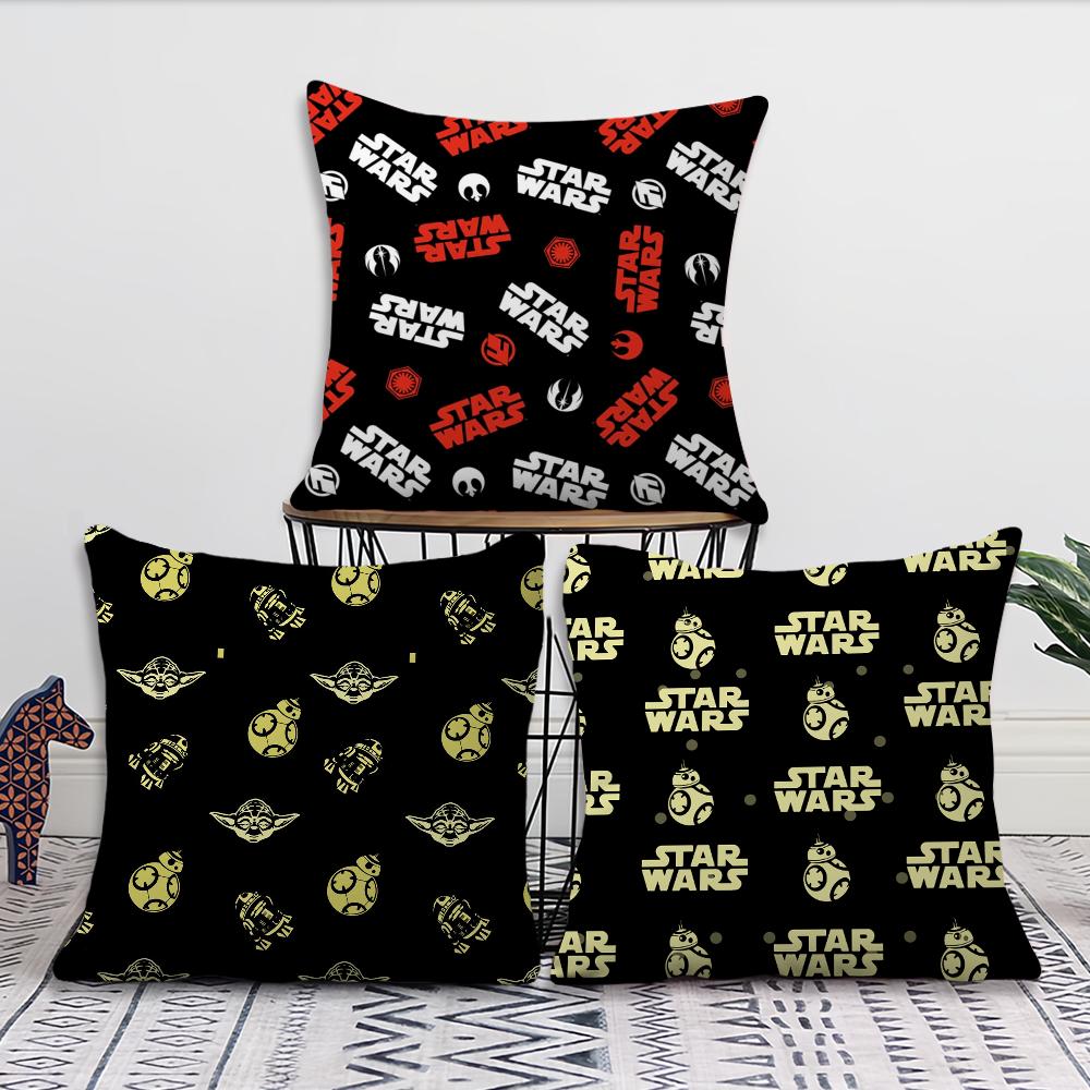 S-Star Wars Moive Cushion Cover For Pillow Printing Sofa Decoration Home Car Room Coffee Shop Office Nordic Simplicity