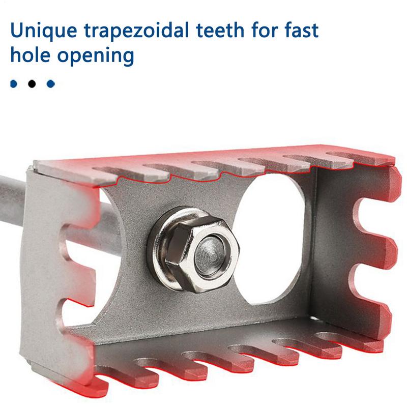 Kvadratiskt hålverktyg Typ 86 Kvadratiskt hålslagare Fyrkantigt handtag Hålöppnare Gipsskärverktyg för dammkontroll Gipsplatteskärning