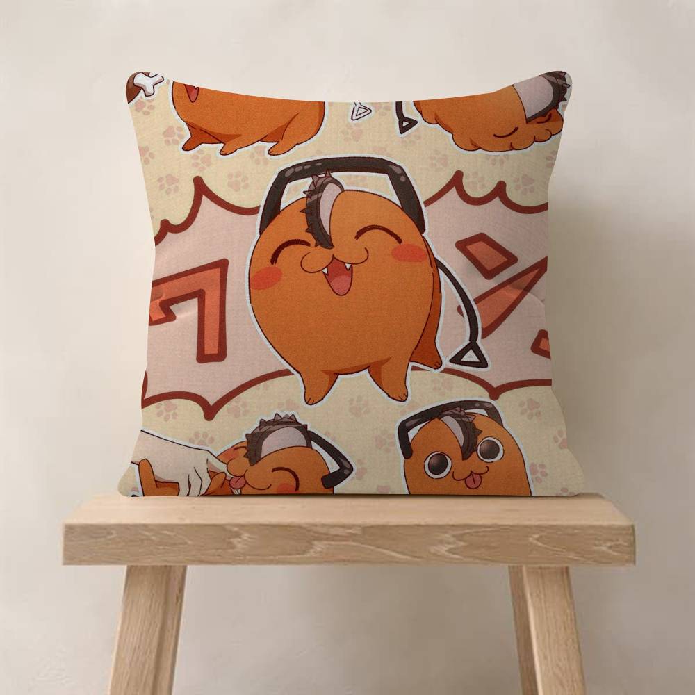 ANIME Chainsaw Man PPochita Cushion Cover 30x50 Polyester Sofa Cushions Decorative Throw Pillows Home Decoration Pillowcover