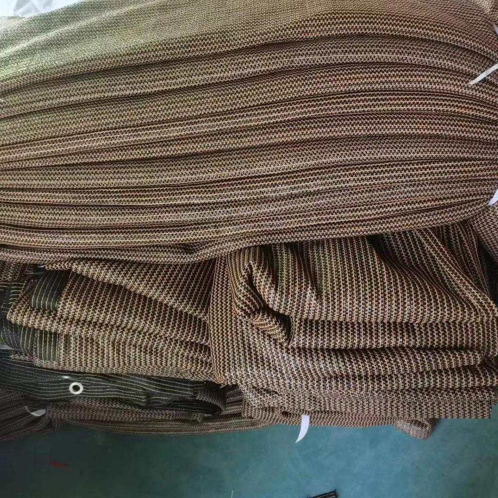 Coffee Color Windproof & Dustproof Thickened Shade Net for Rooftop, Balcony, Car, Flowers, Fish Pond