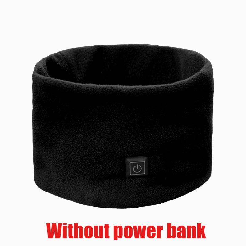 USB-шарф с подогревом, 3 скорости, для мужчин и женщин, флисовый, кольцо, бандана, теплый, однотонный шарф, женский шарф-грелка, согревающий, бархатный платок