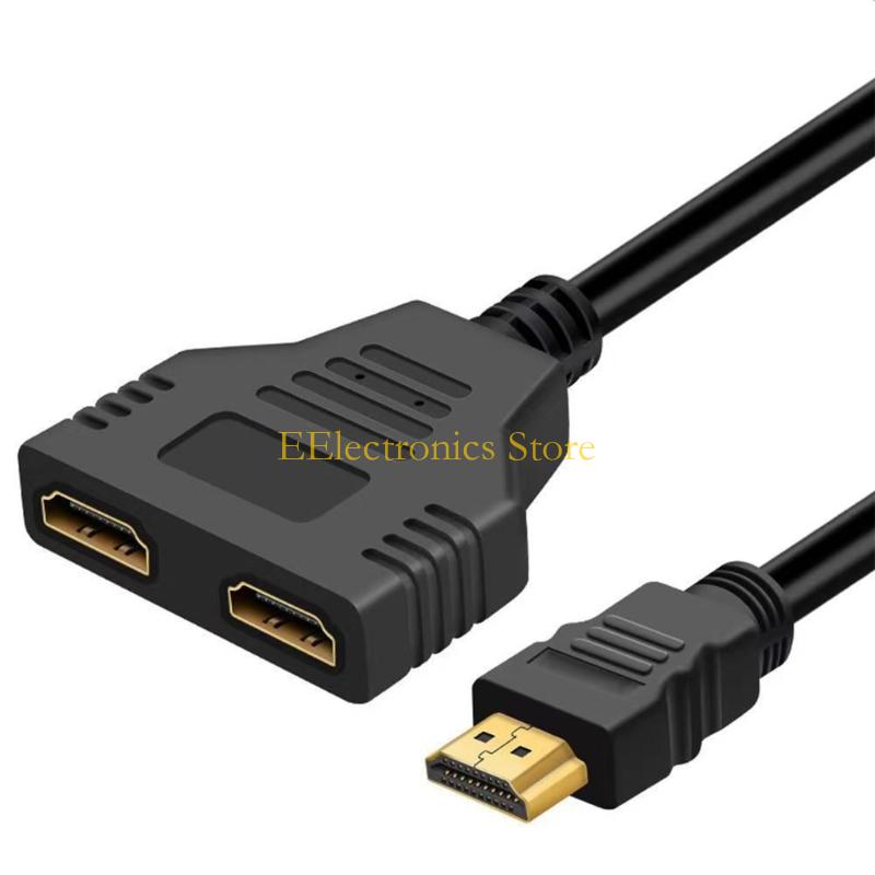 

B03C HDTV Splitter 1 Input 2 Output for Double Display Mirror 1080P Suitable for TV China Mainland