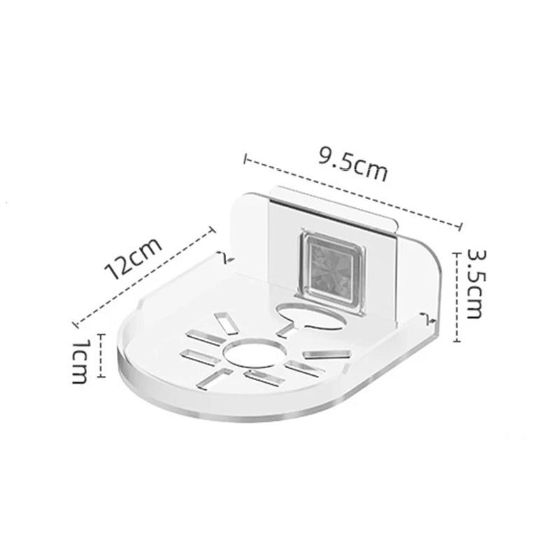 

1PC Adjustable Heavy Duty Stand for No-Punch Camera Wall Mount Designed To Save Space for Easy Installation прозорий