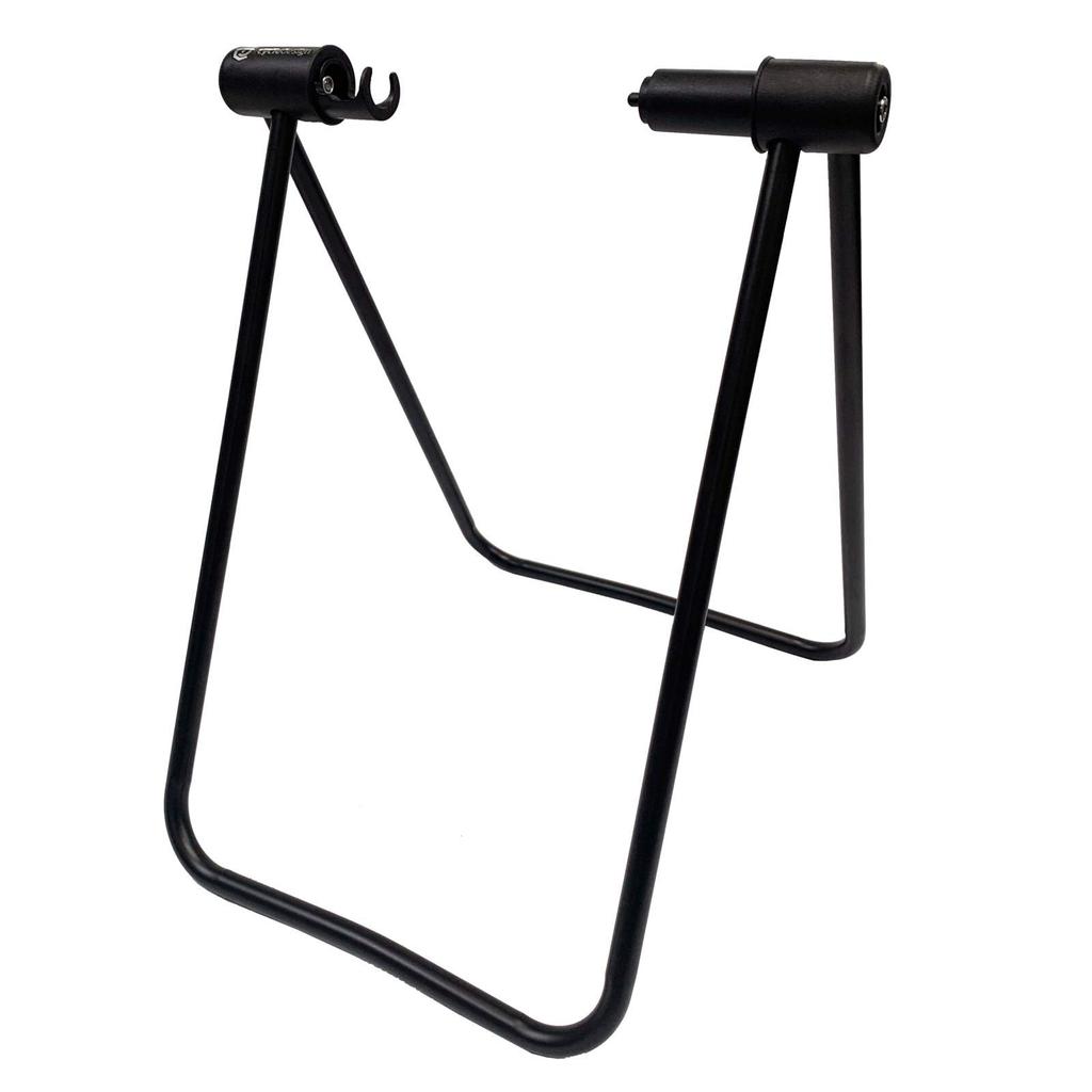 Cycledesign Bicycle Display Stand, Black, 16.5" H X 13.5" W X 13.5" D, Thru-Axle Compatible, Foldable