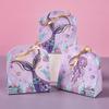 6pcs Mermaid Tail Candy Box With Silk Ribbon Marine Happy Birthday Party Decor Mermaid Party Birthday Baby Shower Party Supplies
