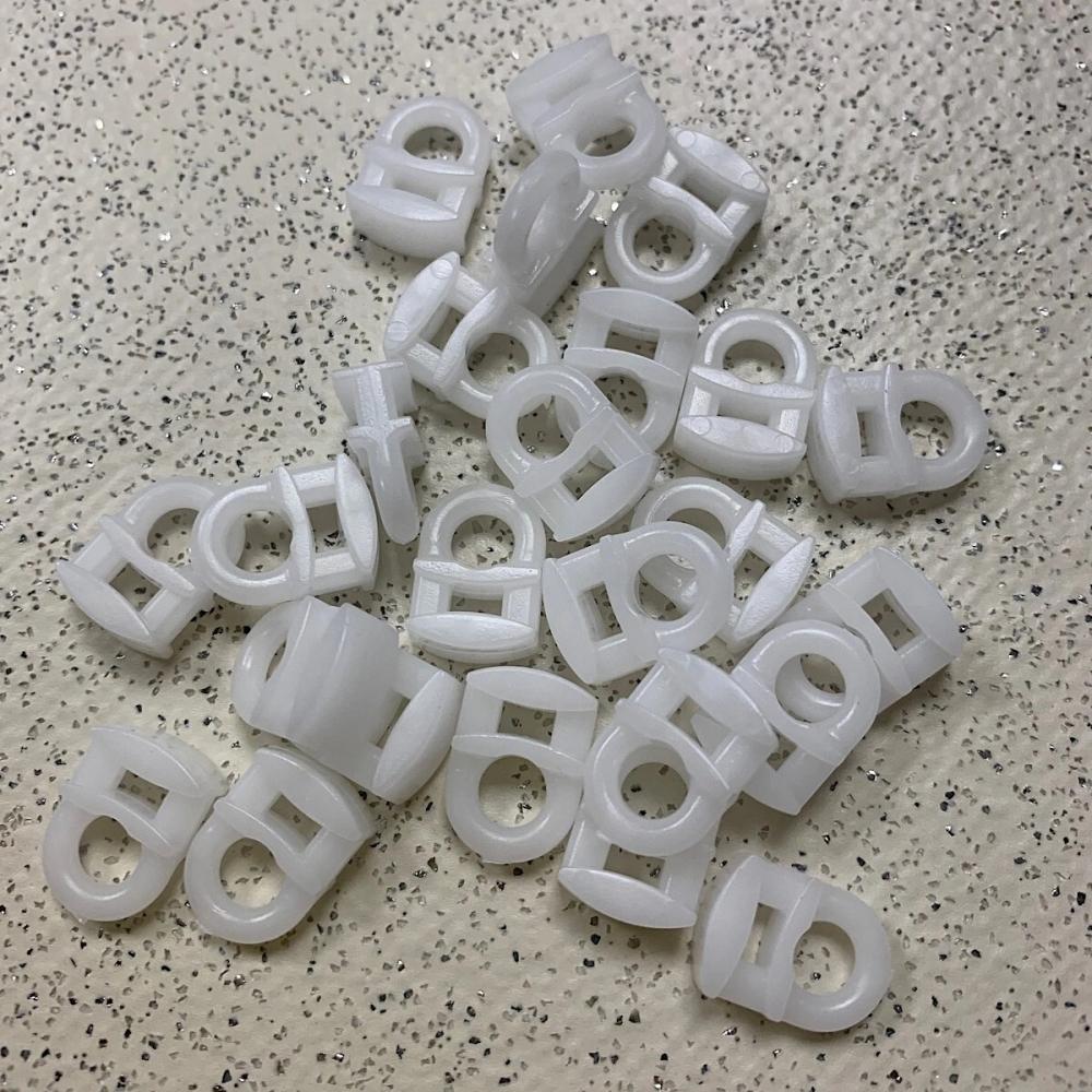 50PCS Curtain Track Gliders Runners Eyes Hooks for Micro Gliss Campervan/Caravan Track 10X6mm Slim Camper Accessories