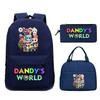 Sac d'étudiant Sac à crayons décontracté Sac à lunch Impression personnalisée Dandy'S World Around