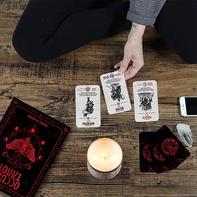 78 Cards Occult Tarots Divination Tarot Card Oracle Cards Board Game Entertainment Full English Family Party Playing Tarot Deck