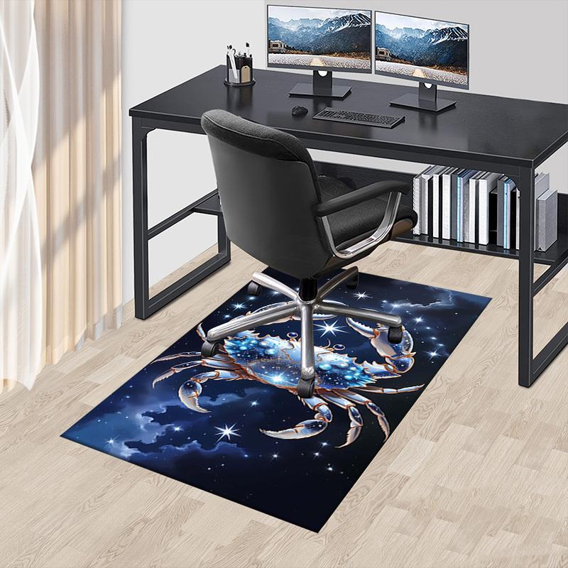 1PC crab zodiac Extra Large Non Slip Floor carpet, Office, family, Studio   Large Area Rug Indoor Rugs, Bold Statement Piece