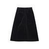 KANGOL Women S Corduroy Cargo Skirt 8121 Black