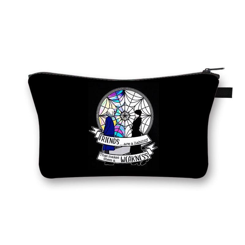 Wednesday Addams Waterproof Cosmetic Makeup Bag | Pencil Pouch | School Supplies