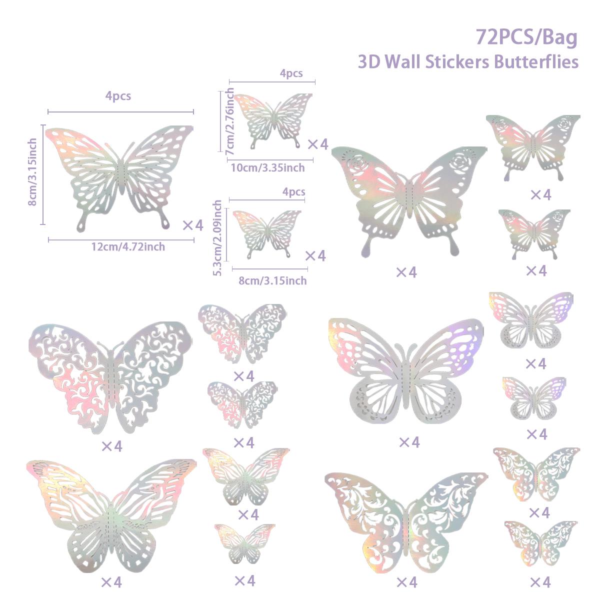 

3D полая бабочка настенная наклейка красочная настенная наклейка настенные наклейки праздничные атрибуты настенные наклейки для гостиной украшения