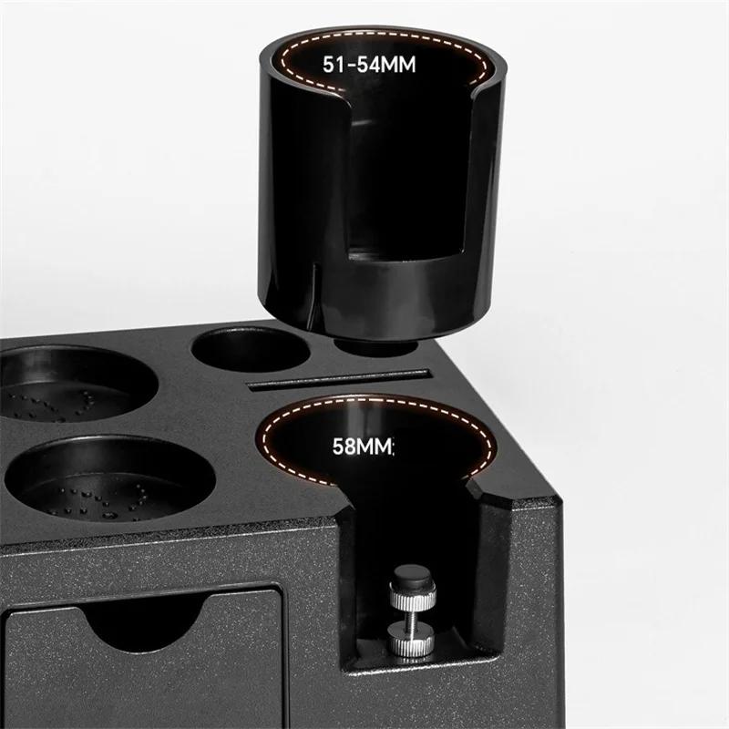 Σταθμός Βάσης για Tamper Espresso ABS Θήκη Οργανωτής για Portafilter Καφέ για Λαβές 51-58mm Αξεσουάρ Καφέ Χρήση Καφετέριας
