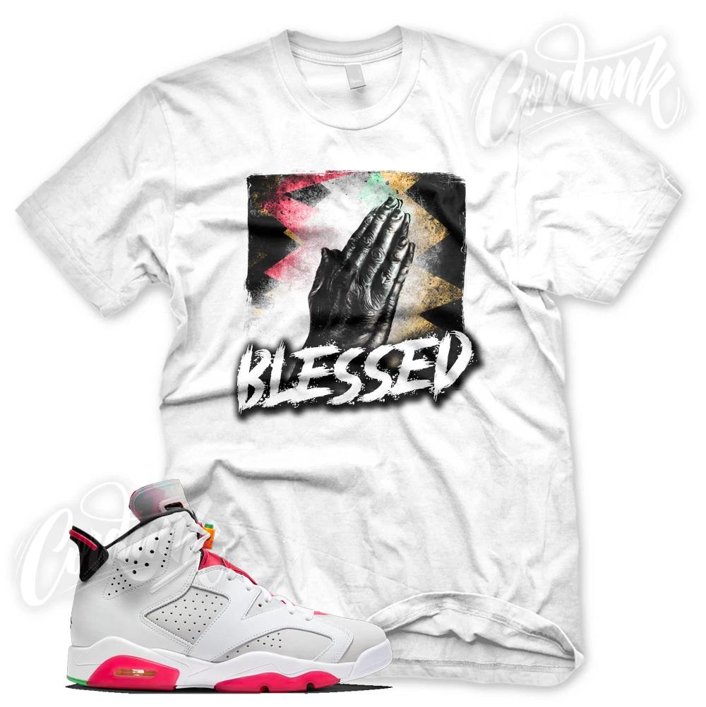 New BLESSED HANDS Sneaker T Shirt for J1 6 HARE VI 2020 7 S