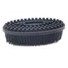Exfoliating Silicone Body Brush,2 in 1 Bath and Shampoo Brush,Wet and Dry Scalp Massager,Premium Silicone Loofah,Lathers Well