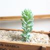 1Pc Simulation Plant Succulent Flower Head Flocking Mini Stone Lotus DIY Wall Accessories Home Garden Decoration