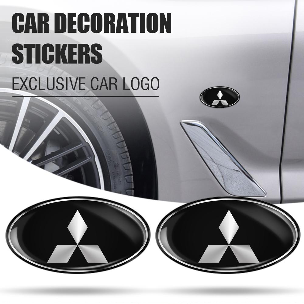 Styling vozu ABS Hliníkové Tělo Zadní Víko Zavazadlového Prostoru Dekorativní Samolepky Pro Mitsubishi Asx Lancer 10 Outlander Pajero Ralliart Auto Doplňky