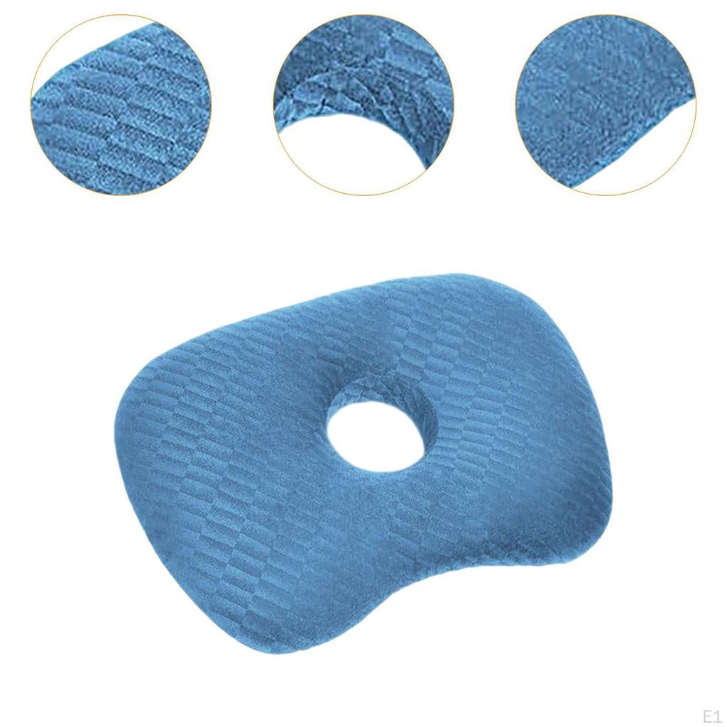 Ear Piercing Hole Pillow for Side Sleeping Comfort Neck Pierced Ears Support Guard