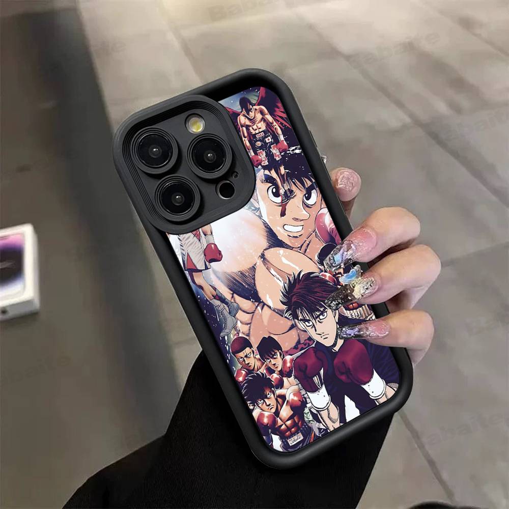 Anime H-Hajime N-No I-Ippo Phone Case For IPhone 17 16 15 14 13 12 11 Pro Max Plus Silicone Shockproof Case