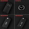 Vervanging Embleem Auto Sleutel en Sticker voor Auto Afstandsbediening Sleutel - Accessoires Geschikt voor Mazda Modellen (Mazda 2 3 6 CX - 5 CX3)