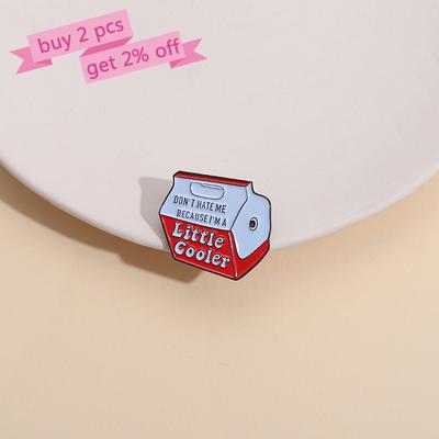 Hass mich nicht, weil ich ein bisschen cooler bin Emaille-Anstecker Individuelle Anstecknadeln Anstecknadeln Lustiger Schmuck Geschenk für Kinder Freunde