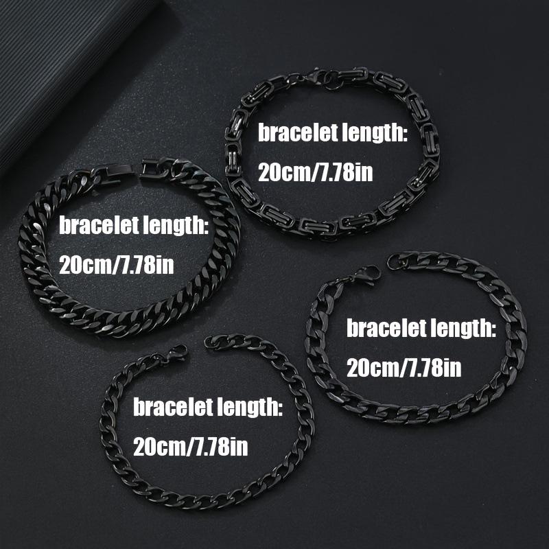 Bransoletka ze stali nierdzewnej Czteroczęściowy zestaw Prosty zestaw bransoletek galwanizowanych Lekki luksus High-end Biżuteria ze stali tytanowej Fabryka