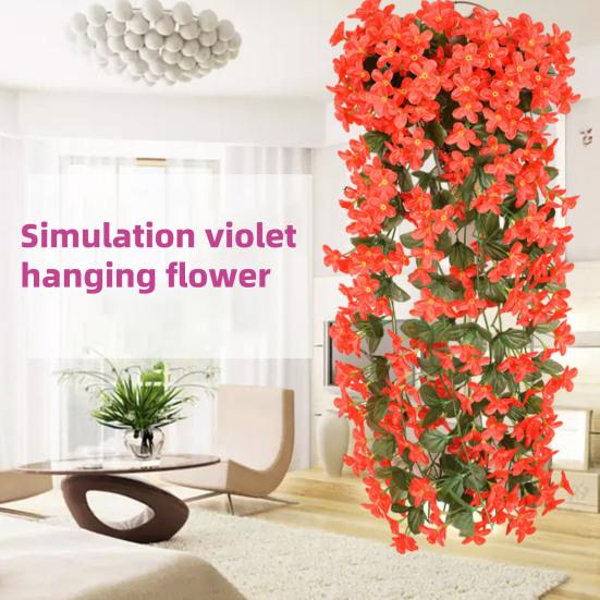 2Pcs Simulated Flowers Bouquet Bright Color Indoor Outdoor Artificial Plants Lifelike Design No Withering Artificial Flowers