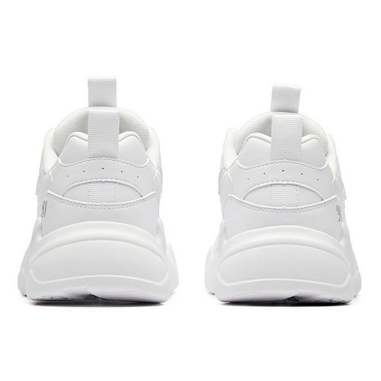 Anta Lifestyle Series Non-Slip Wear-Resistant Low-Top Dad Shoes Women sneaker Silver White 92938862-3