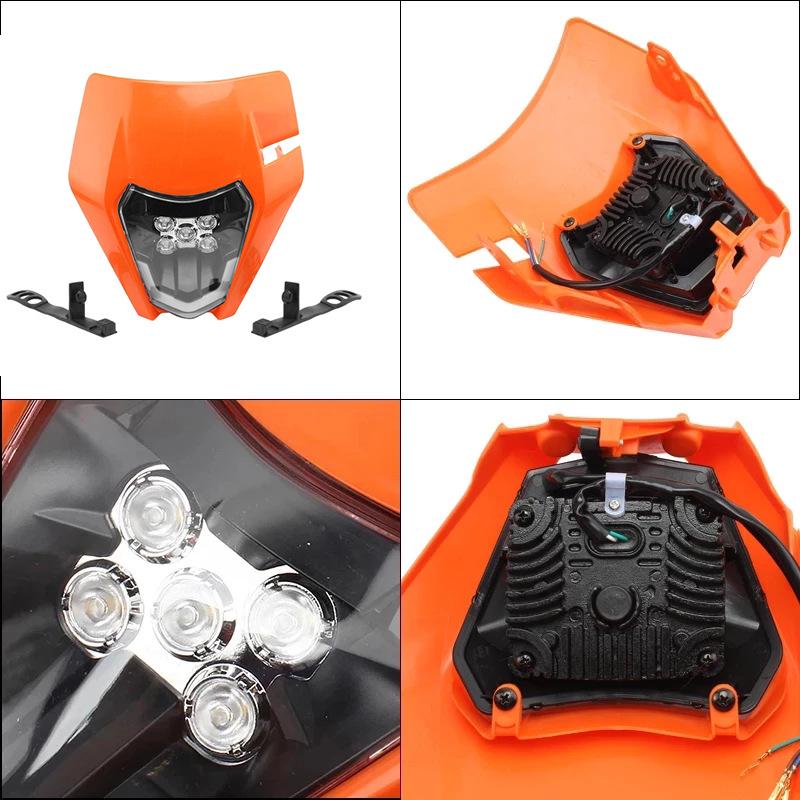 Universal LED Headlight for Off-road KTM Motorcycles - 25XC-W300 EXC350