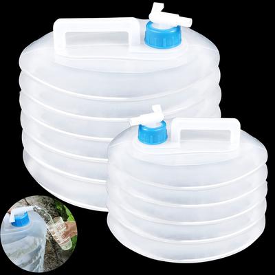 Collapsible Water Container 5L  10L  15L Water Carrier Camping Water Containers with Tap for Camping Hiking Climbing Fishing Travel Picnic