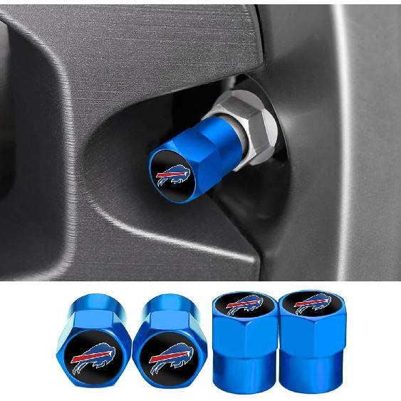 Sports Designed tire Valve stem caps,4 Pack Car Tire Air Caps Cover-car Accessories with Aluminum Alloy Valve stem caps for Car Truck SUV Motorcycle