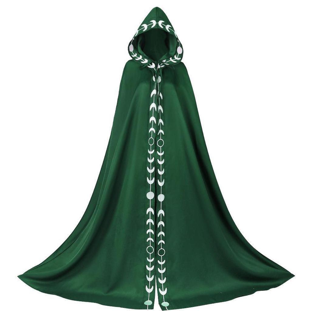 Fancy Dresses Party Wizard Witch Mantle Magician Outfit Cloak Halloween Women Men Cape Vampires Robe Cosplays Costumes