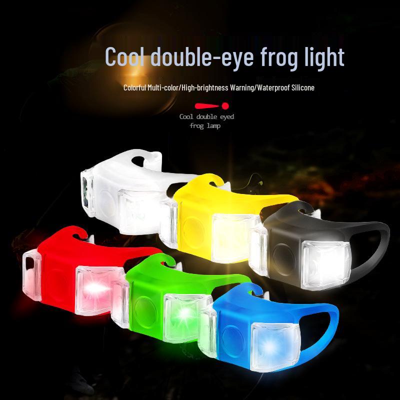 

Светодиодный фонарь-лягушка с двойным глазом 6-го поколения: Ночная езда и предупреждающий свет для скейтборда Blue OPP Pack