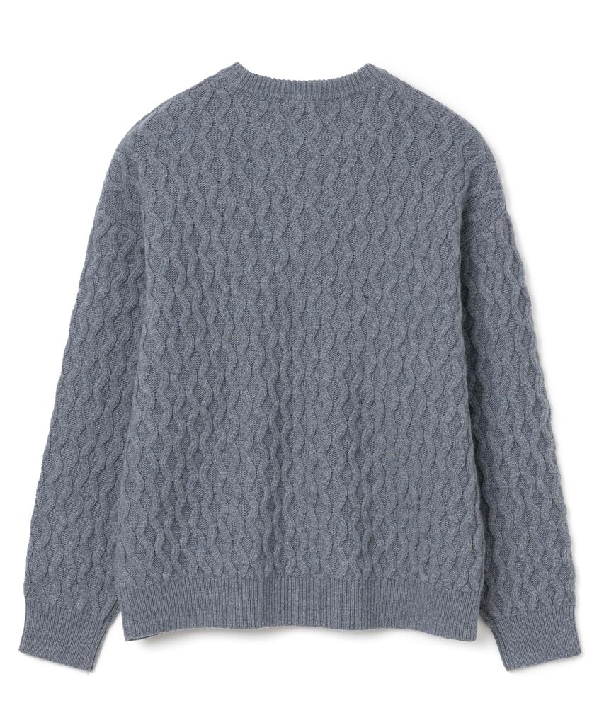 MILLO ARCHIVE Draft Rhombus Knit [Vintage Blue]