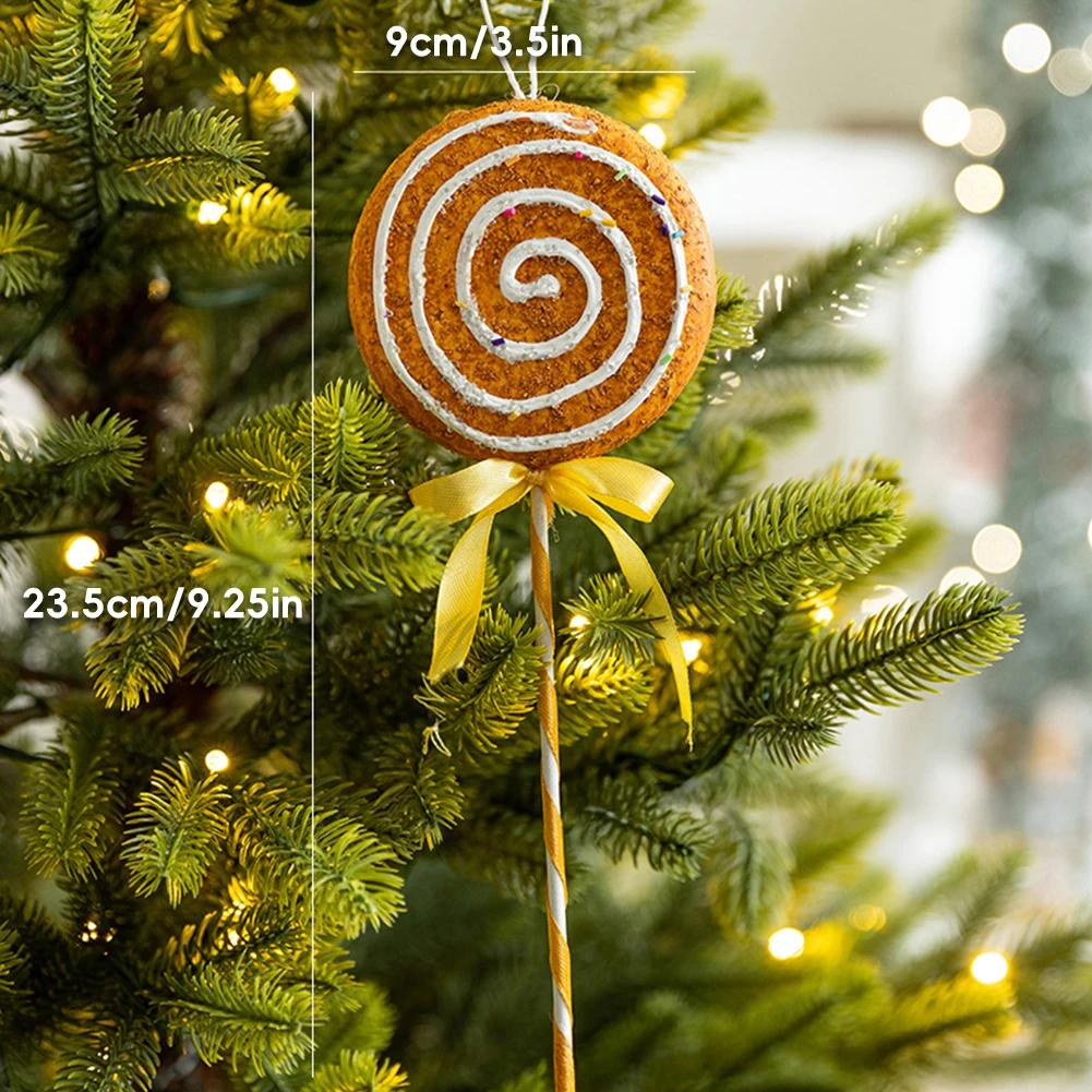 Cute Gingerbread Man Christmas Garland Ornament Festive Hanging Decor New Year Festive Accessory Christmas Decorations