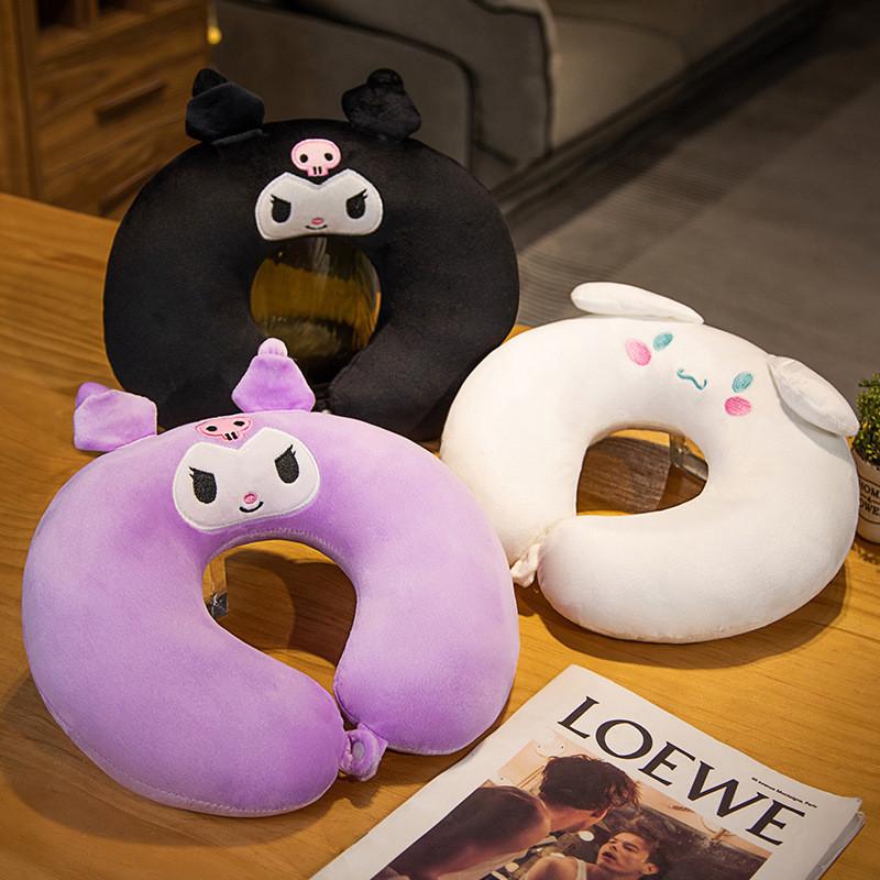 Melody U Shaped Neck Pillow With Plush Fabric For Travel And Office Use