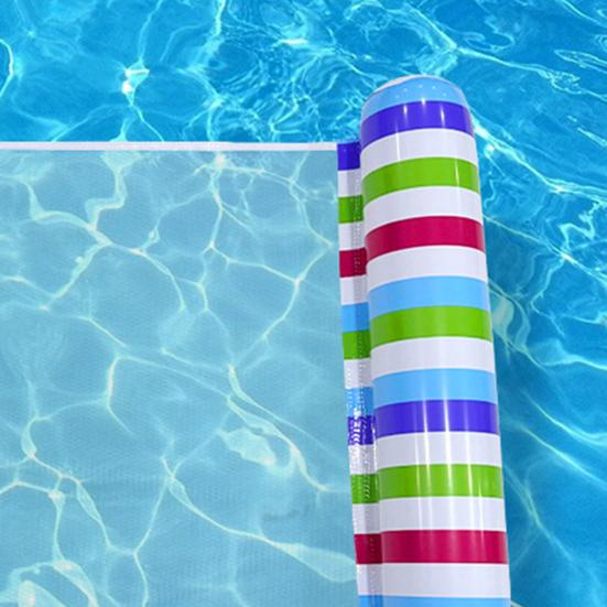Inflatable Pool Float with Headrest Adults Size Water Hammock Single Person Foldable Floating Lounge Chair for Swimming Pool Beach Lake