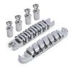 Split Guitar Bridge Tailpiece Electric Guitar Bridge String Space 52MM-10.4x5 Top Hanging String Individual Saddles