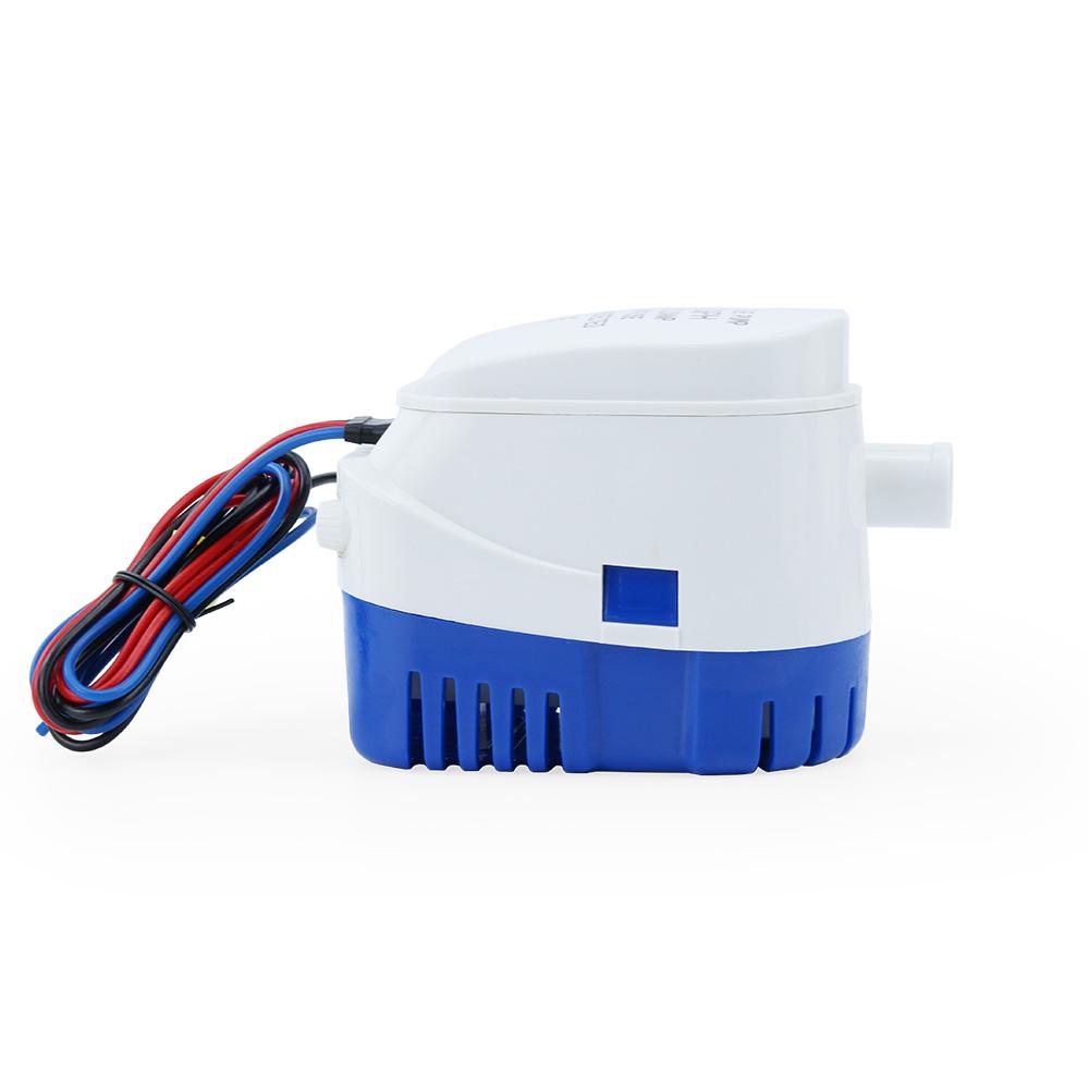 12V Automatic Marine Water Pump Small Bilge Pump 24V Yacht Drainage Fast Boat DC Submersible Pump Bilge 750GPH 1100GPH